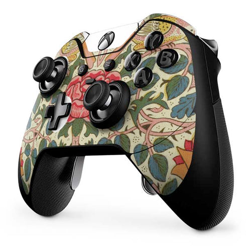 William Morris Rose Xbox One Elite Controller Skin