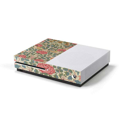 William Morris Rose Xbox One S Console Skin