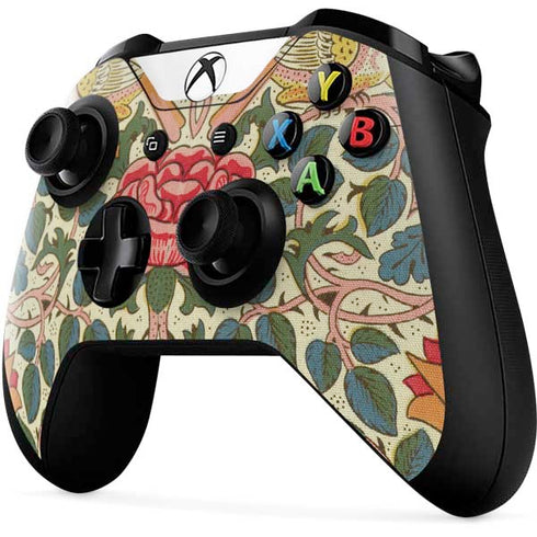 William Morris Rose Xbox One X Controller Skin