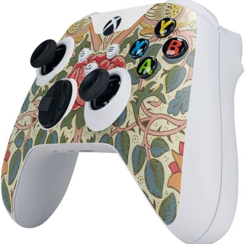 William Morris Rose Xbox Series S Controller Skin