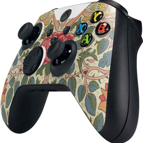 William Morris Rose Xbox Series X Controller Skin
