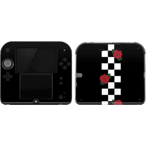 Rose Checkerboard Nintendo 2DS Skin