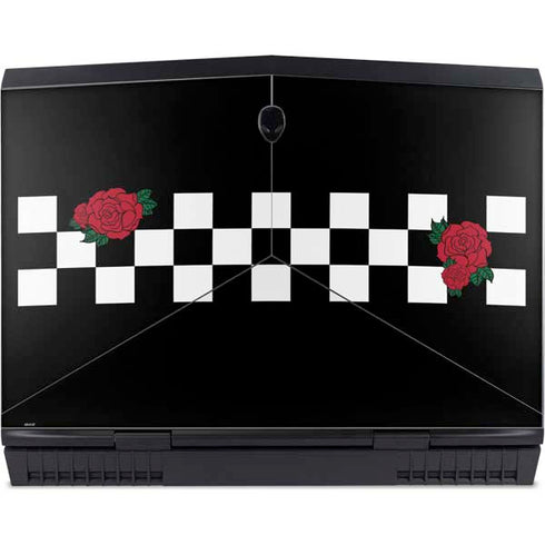 Rose Checkerboard Dell Alienware Skin
