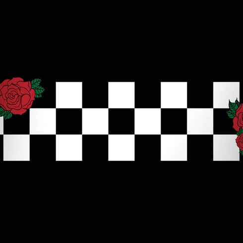 Rose Checkerboard Dell Alienware Skin