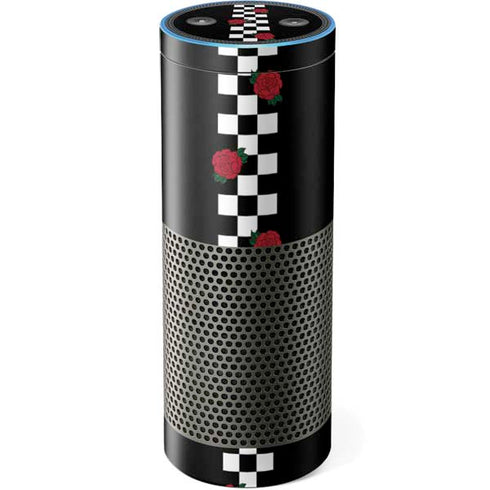 Rose Checkerboard Amazon Echo Skin