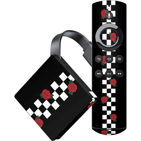 Rose Checkerboard Amazon Fire TV Skin
