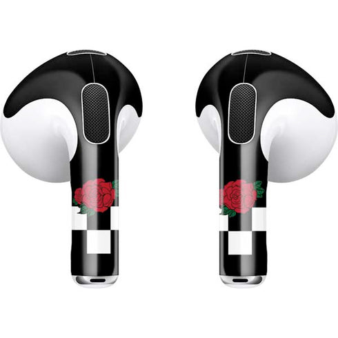 Rose Checkerboard Apple AirPods (3rd Gen 2021) Skin