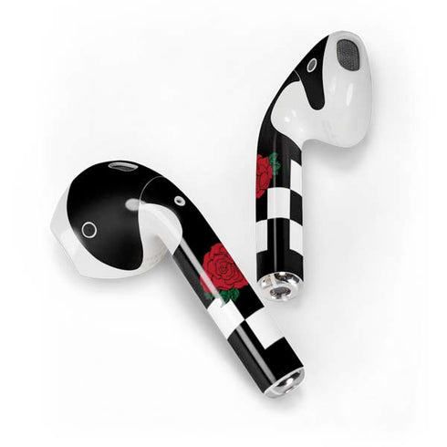 Rose Checkerboard Apple AirPods Skin