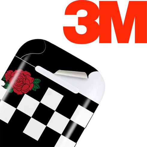 Rose Checkerboard Apple AirPods Skin