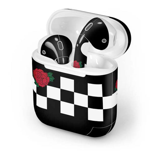 Rose Checkerboard Apple AirPods Skin
