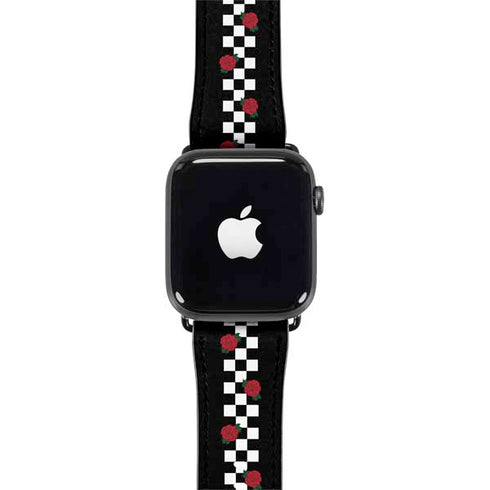 Rose Checkerboard Apple Watch Band 42-44mm