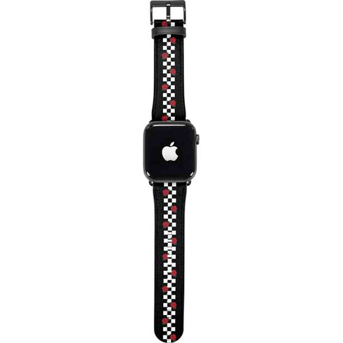 Rose Checkerboard Apple Watch Band 42-44mm