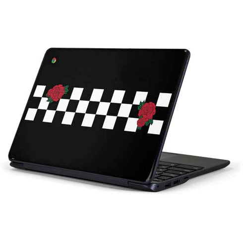 Rose Checkerboard Samsung Chromebook Skin