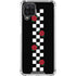 Rose Checkerboard Galaxy A12 Clear Case