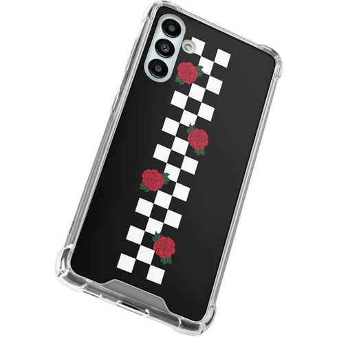 Rose Checkerboard Galaxy A13 5G Clear Case