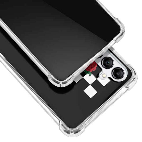 Rose Checkerboard Galaxy A14 5G Clear Case