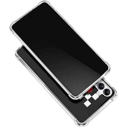 Rose Checkerboard Galaxy A15 5G Clear Case