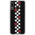 Rose Checkerboard Galaxy A20 Clear Case