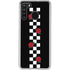 Rose Checkerboard Galaxy A21 Clear Case