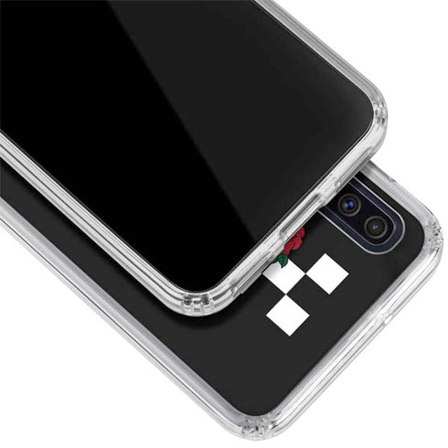 Rose Checkerboard Galaxy A50 Clear Case