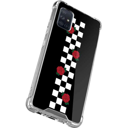 Rose Checkerboard Galaxy A51 5G Clear Case