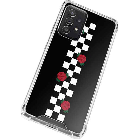 Rose Checkerboard Galaxy A52 5G Clear Case