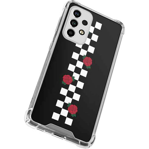 Rose Checkerboard Galaxy A53 5G Clear Case