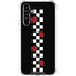 Rose Checkerboard Galaxy A54 5G Clear Case