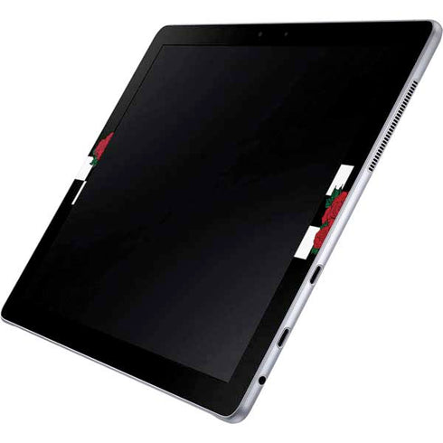 Rose Checkerboard Galaxy Book 12in Skin