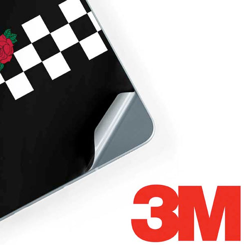 Rose Checkerboard Galaxy Book 12in Skin