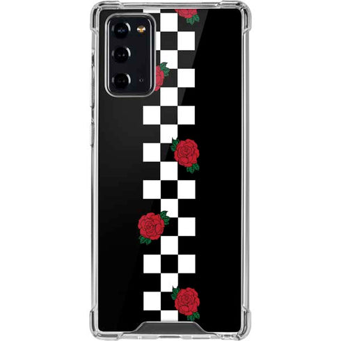 Rose Checkerboard Galaxy Note20 5G Clear Case
