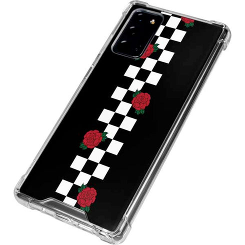 Rose Checkerboard Galaxy Note20 5G Clear Case