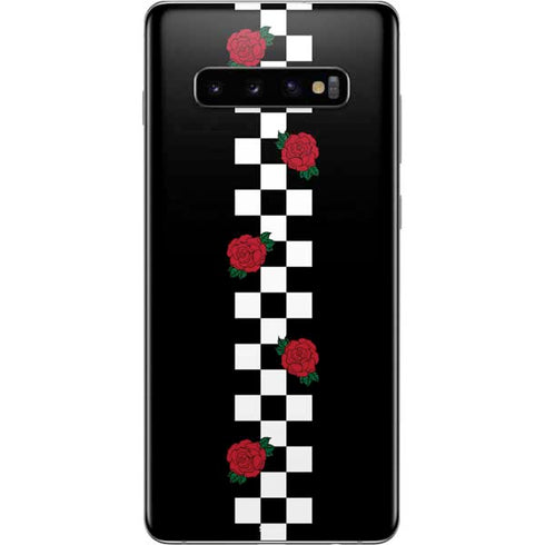 Rose Checkerboard Galaxy S10 Plus Skin