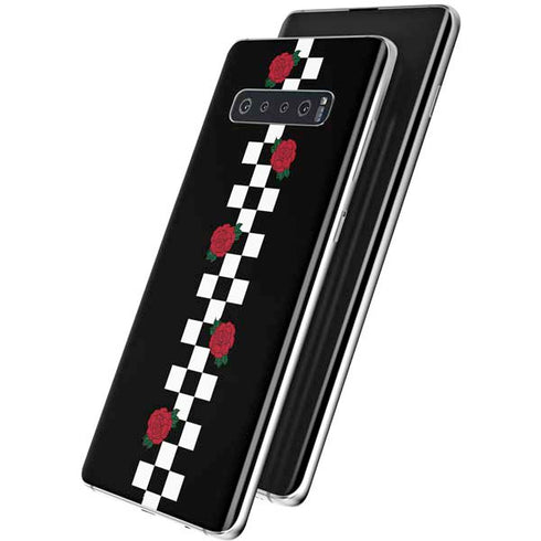 Rose Checkerboard Galaxy S10 Plus Skin