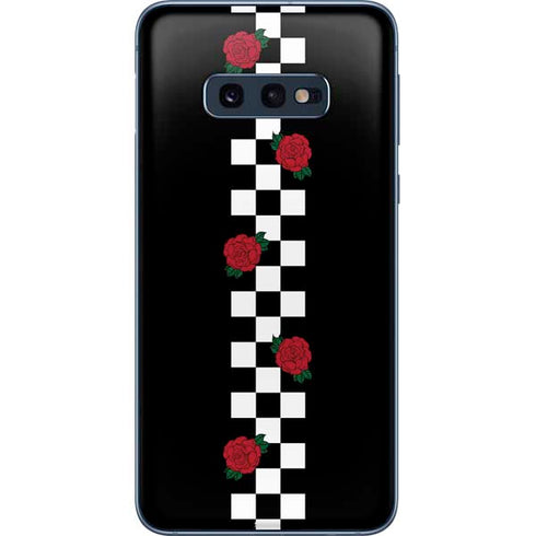 Rose Checkerboard Galaxy S10e Skin