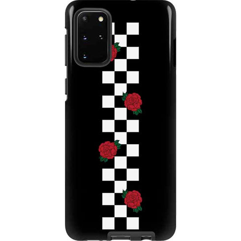 Rose Checkerboard Galaxy S20 Plus Pro Case