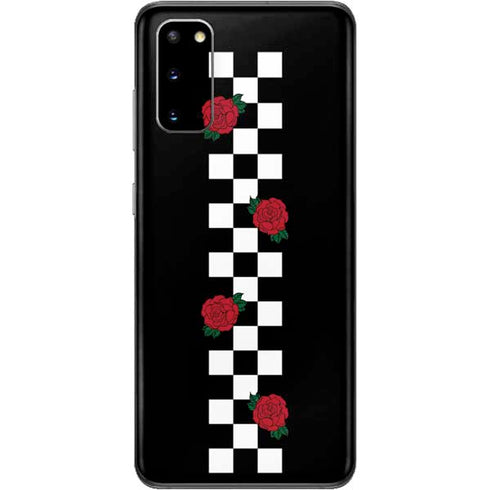 Rose Checkerboard Galaxy S20 Skin