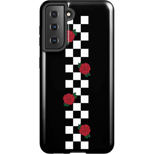 Rose Checkerboard Galaxy S21 5G Pro Case