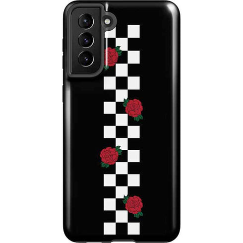 Rose Checkerboard Galaxy S21 Plus 5G Pro Case