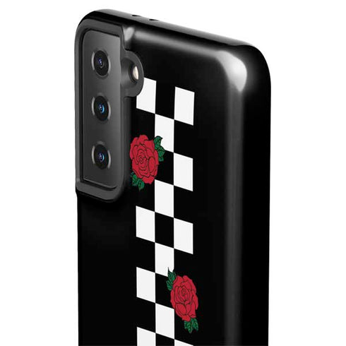 Rose Checkerboard Galaxy S21 Plus 5G Pro Case