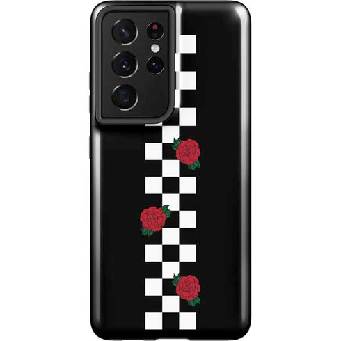 Rose Checkerboard Galaxy S21 Ultra 5G Pro Case