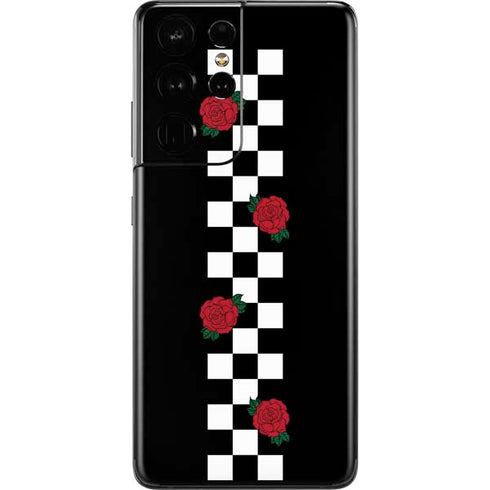 Rose Checkerboard Galaxy S21 Ultra 5G Skin