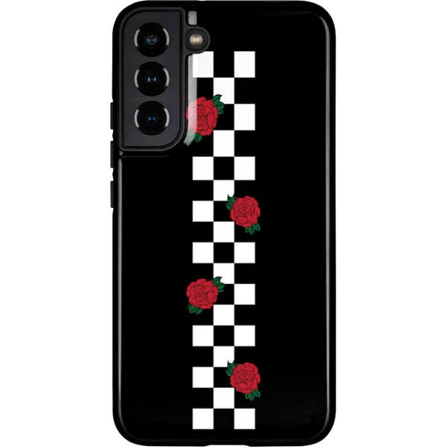 Rose Checkerboard Galaxy S22 Plus Pro Case