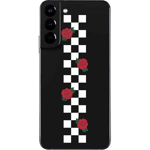 Rose Checkerboard Galaxy S22 Plus Skin