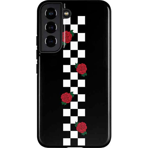 Rose Checkerboard Galaxy S22 Pro Case