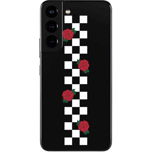 Rose Checkerboard Galaxy S22 Skin