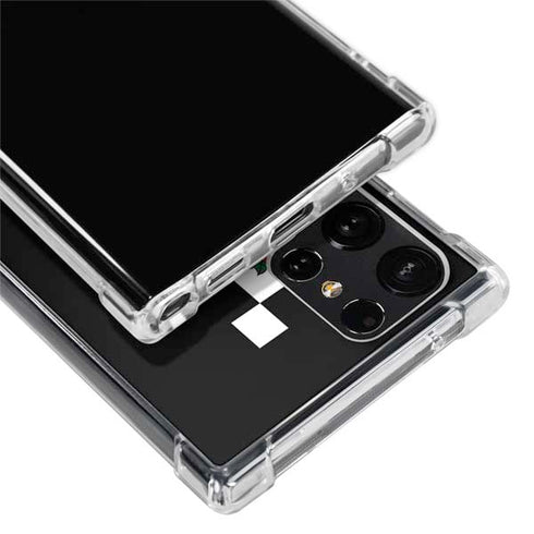 Rose Checkerboard Galaxy S22 Ultra Clear Case