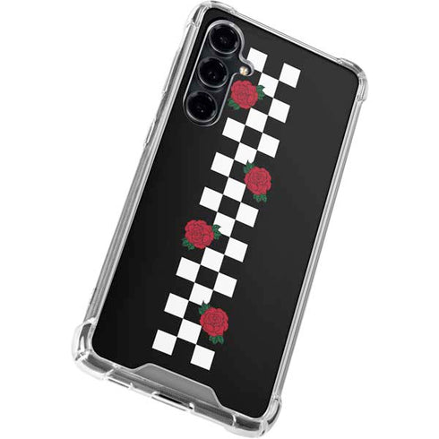 Rose Checkerboard Galaxy S23 FE Clear Case