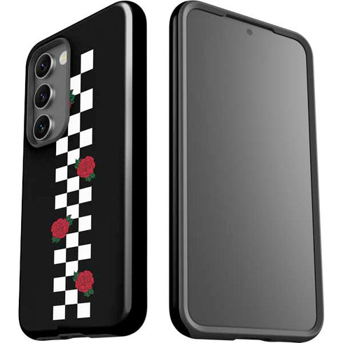 Rose Checkerboard Galaxy S23 Plus Pro Case
