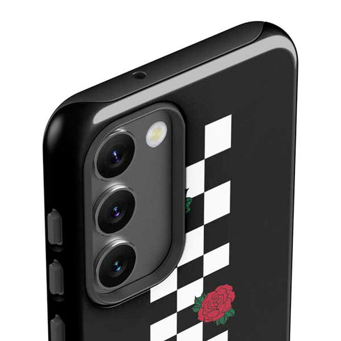 Rose Checkerboard Galaxy S23 Pro Case
